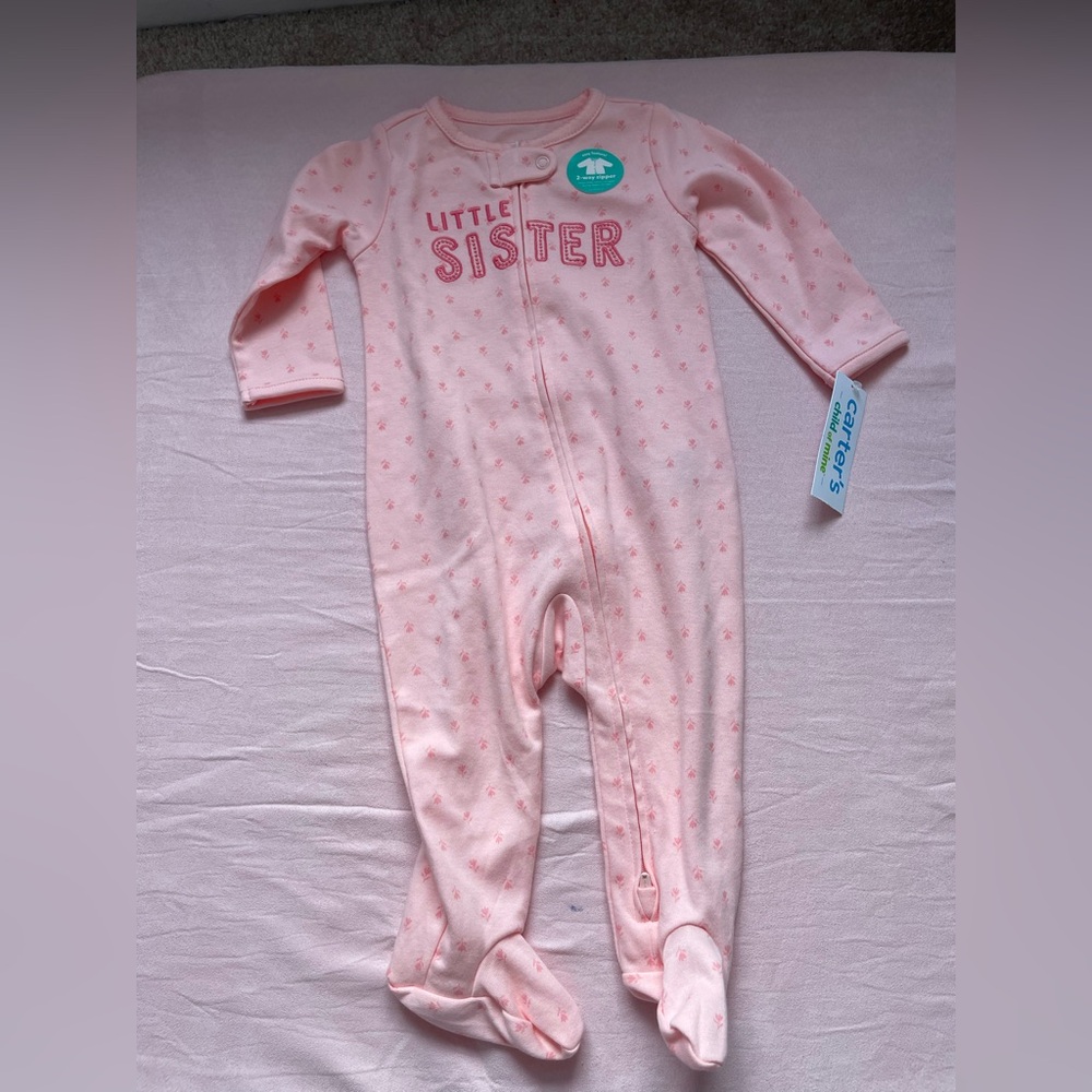 Child of Mine Pink 'Little Sister' Footie